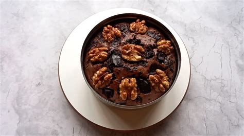 Eggless Chocolate Banana Walnut Cake Candid Treat