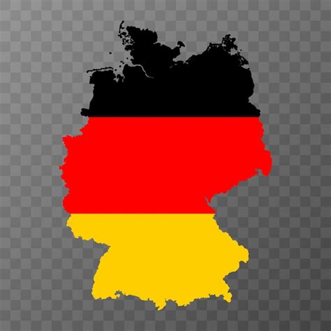 Premium Vector Germany Map With Regions Vector Illustration