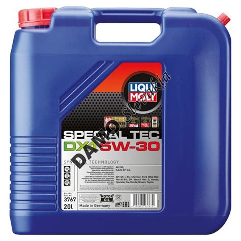 LIQUI MOLY SPECIAL TEC DX1 5W 30 20l 3767 DAMO Slovakia S R O