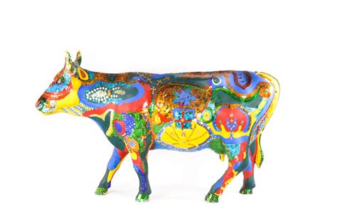 Life Sized Chicago 1999 Cows On Parade Named Sacred Cow Ebth