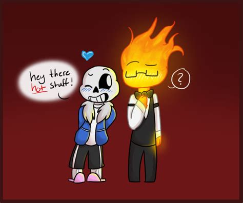 Undertale Collab Sans X Grillby By Ravenslpash26 On Deviantart