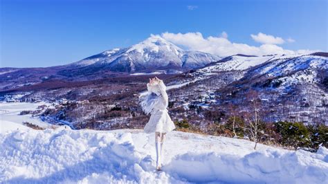 Wallpaper Landscape Hill Sky Snow Winter Tourism Ice Frost