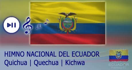 Letra Himno Nacional Del Ecuador Quichua Kichwa Paperblog