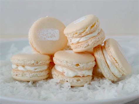 Coconut French Macarons Recipe Macaron Recipe French Macarons Recipe Macaroon Recipes