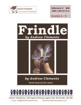 Frindle By Andrew Clements Novel Study For Grades By Teacher