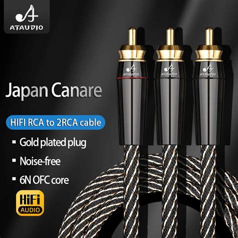 Cable De Audio Hifi Rca A Rca N Ofc Con Enchufe Chapado En Oro Rca