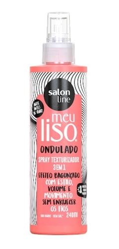 Salon Line Meu Liso Ondulado Spray Texturizador 240ml Parcelamento