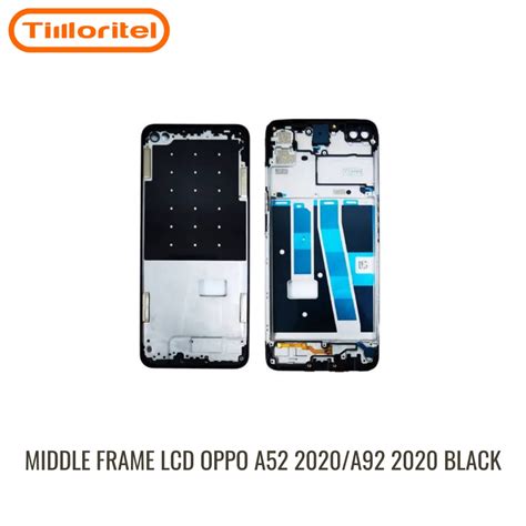 Jual TULANG TENGAH MIDDLE FRAME LCD OPPO A52 2020 A92 2020 BLACK