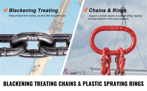 Vevor X Chain Sling Legs G Lifting Chain With Grab Hooks