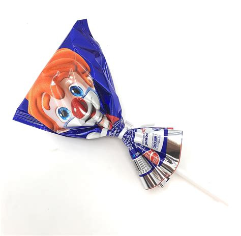 Mini Paleta Payaso Piezas De Malvavisco Con Revestimiento Con Sabor