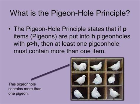 Pigeonhole Principle | PPT