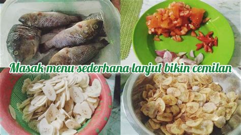 Vlog Irt Masak Menu Sederhana Lanjut Bikin Cemilan Mama Azril