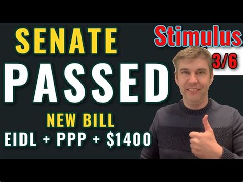 EIDL GRANT NEW BILL PPP 2 UPDATE Stimulus Passed 1400 Checks 3 6