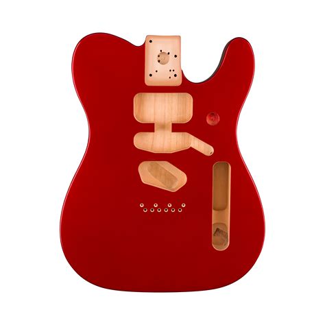 Fender Deluxe Telecaster Body Candy Apple Red Stewmac