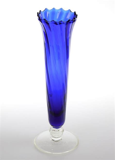 Antiques Atlas Antique Cobalt Blue Glass Bud Vase