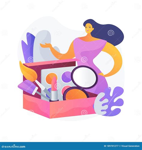 Beauty Box Abstract Concept Vector Illustration Stock Vector