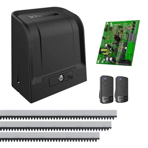 Kit Motor Automatizador De Port O Intelbras Dr Deslizante Hp Na