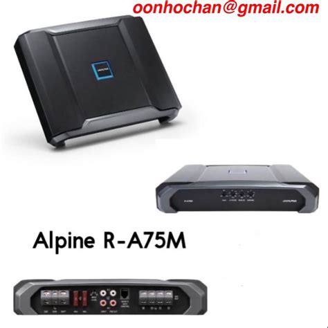 Alpine R A M R Series Class D Monoblock Hi Res Power Car Amplifier