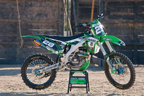 First Ride 2016 Kawasaki Kx 250f Motocross Action Magazine Atelier