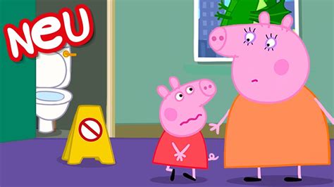 Peppa Wutz Geschichten Peppa braucht das Badezimmer Videos für