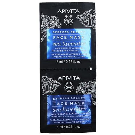 APIVITA EXPRESS BEAUTY Masque Visage Hydratant Anti Pollution Avec