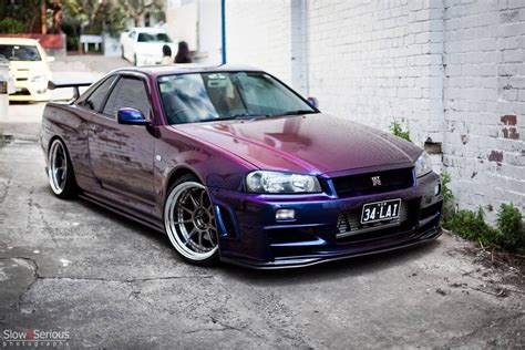 Midnight Purple Nissan Skyline Skyline Gtr R34 Nissan Gtr R34