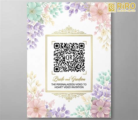 Top 5+ mẫu thiệp cưới có mã QR đẹp và ấn tượng nhất 2025