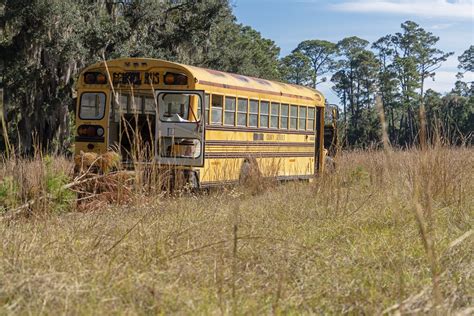 Abandoned Bus Sapelo Island GA Ben Hagen Flickr