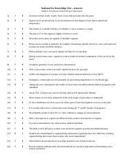 Sexual Knowledge Quiz In Class Answers Doc National Sex Knowledge TestAnswers Adapted From