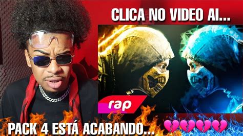 REAGINDO A Rap Do Scorpion E Sub Zero Mortal Kombat RIVAIS NERD