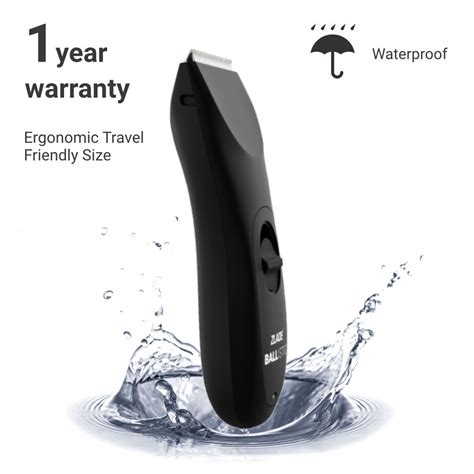 ZLADE Ballistic Manscaping Body Trimmer (waterproof With Detachable Ceramic Blades): Buy ZLADE ...