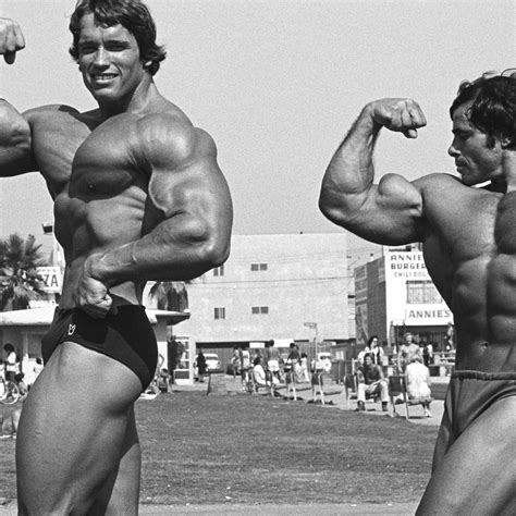 Arnold Schwarzenegger Franco Columbu Fine Art Print Etsy