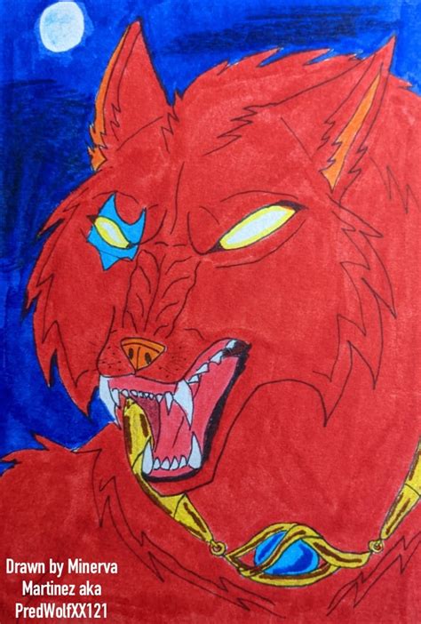 Werefox I Drew A Picture Of Fox In Her Werewolf Form From Gargoyles