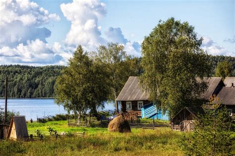 Обои на рабочий стол домик в деревне - фото и картинки: 65 штук
