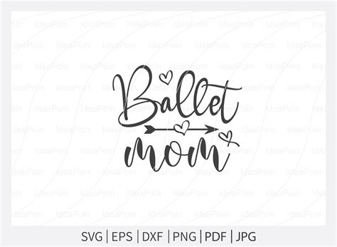 Ballet Mom SVG File Ballet Mum Svg Graphic By Dinvect Creative Fabrica