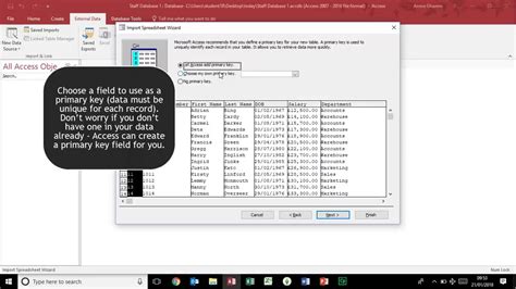 Importing Data From Excel Into Access YouTube