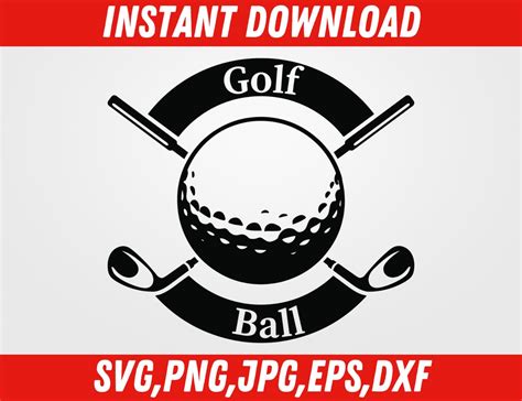 Golf Ball Svg Golf Cut File Golf Club Svg Golf Clipart Golf Svg