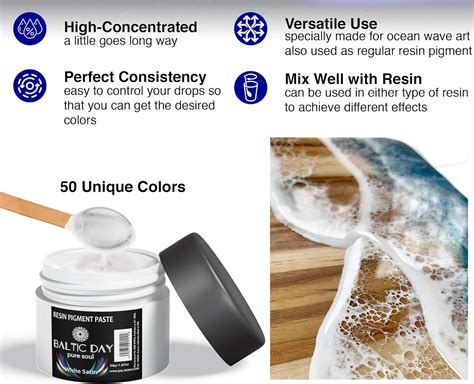 Pigment Pastes For Epoxy Resin Jars Set Pigment Paste Variety Pack