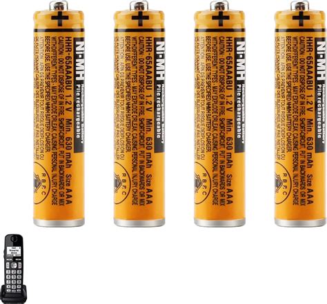 Amazon 4PCS NI MH AAA Rechargeable Battery For Panasonic HHR