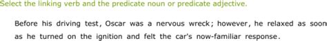 IXL Identify Linking Verbs Predicate Adjectives And Predicate Nouns