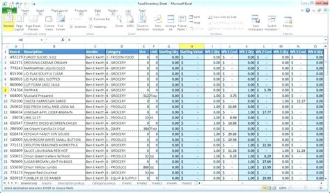 Excel Stock Inventory Sheet Template All Form Templates