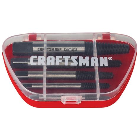 CRAFTSMAN 5-Pack Steel 5-in Screw Extractor Set CMMT14108 at Lowes.com