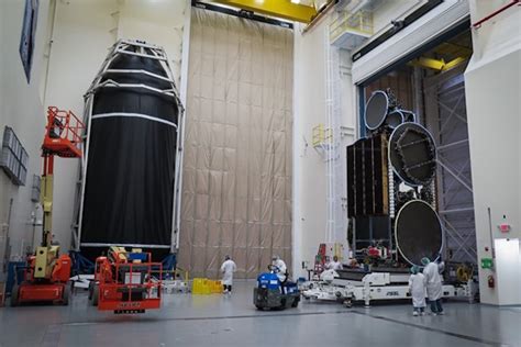 Commercial Tv Broadcast Satellite Ready To Ride Falcon 9 Rocket Spaceflight Now