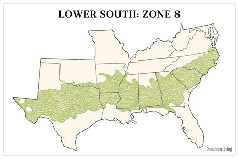 Flower Growing Zone Map