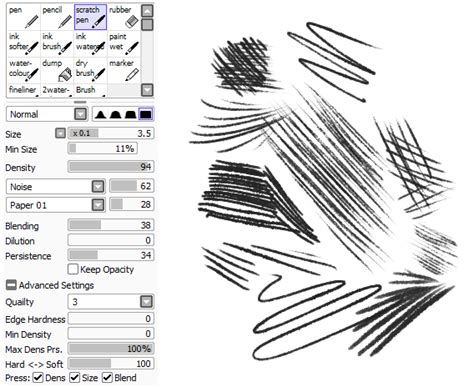 Paint Tool Sai Custom Brushes Pen Bustermertq