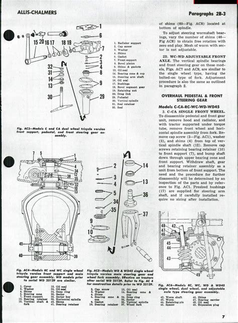 Allis Chalmers Model WD45 Tractor Full Service Repair Manual