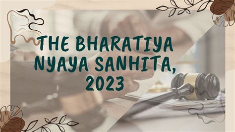 The Bharatiya Nyaya Sanhita Needs A Relook