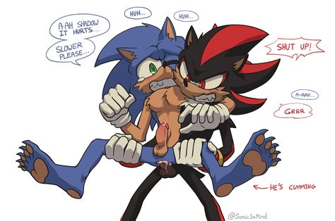 Rule 34 Anal Anal Sex Anthro Balls Furry Gay Gay Sex Penetration Penis Shadow The Hedgehog