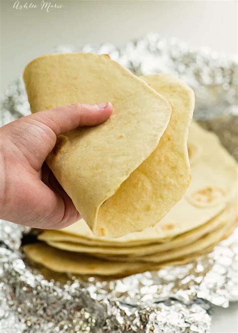 Homemade Flour Tortillas Recipe And Video Ashlee Marie Real Fun