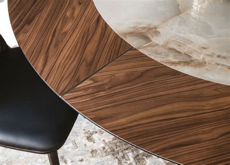 Cattelan Italia Skorpio Ker Wood Round Table Cattelan Italia Tables